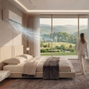 WENTOREX California 12 WiFi oldalfali split hűtő-fűtő klíma  5