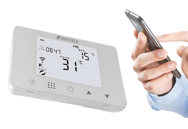 WENTOREX Control CCB FW-3 RF ZigBee vezeték nélkül érintőkép 3