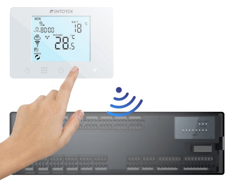 WENTOREX Control CCB FW-3 RF vezeték nélkül érintőképernyős  2