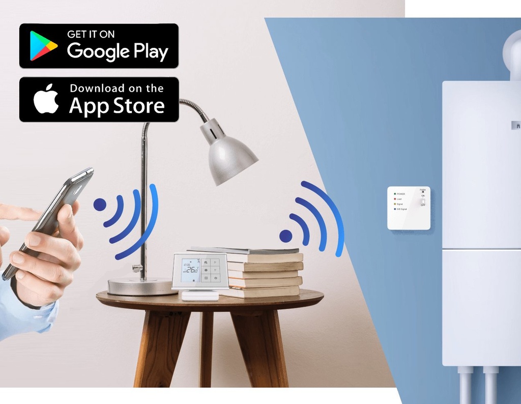 WENTOREX Control CW-4 RF WiFi programozható vezeték nélküli  8