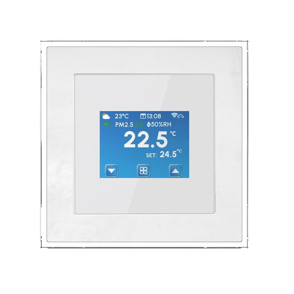 WENTOREX Control UWE-1 WiFi White érintőképernyős szobatermo 3