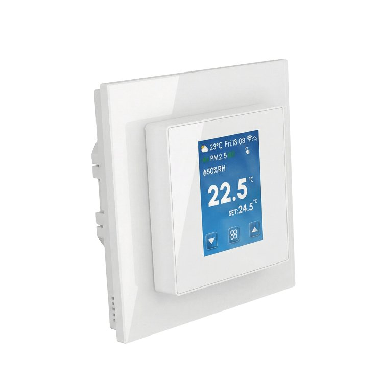 WENTOREX Control UWE-1 WiFi White érintőképernyős szobatermo 4