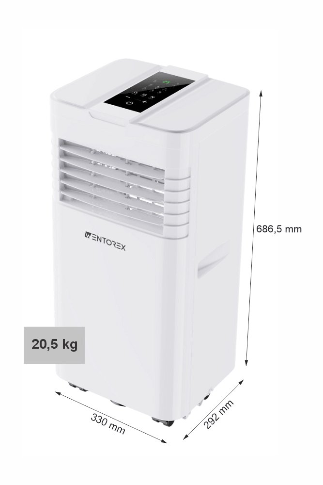 WENTOREX Florida 7 Mobil hűtő-fűtő mobil klíma, fehér (R290  13