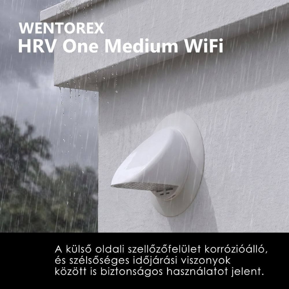 WENTOREX HRV One Medium WiFi egyhelyiséges hővisszanyerős sz 2