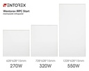 WENTOREX IRPC Start 320 mennyezeti infrapanel 628 x 728 mm ( 4