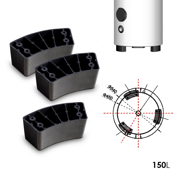 WENTOREX Red HP-IBe 150 INOX hűtési és fűtési puffer tartály 6