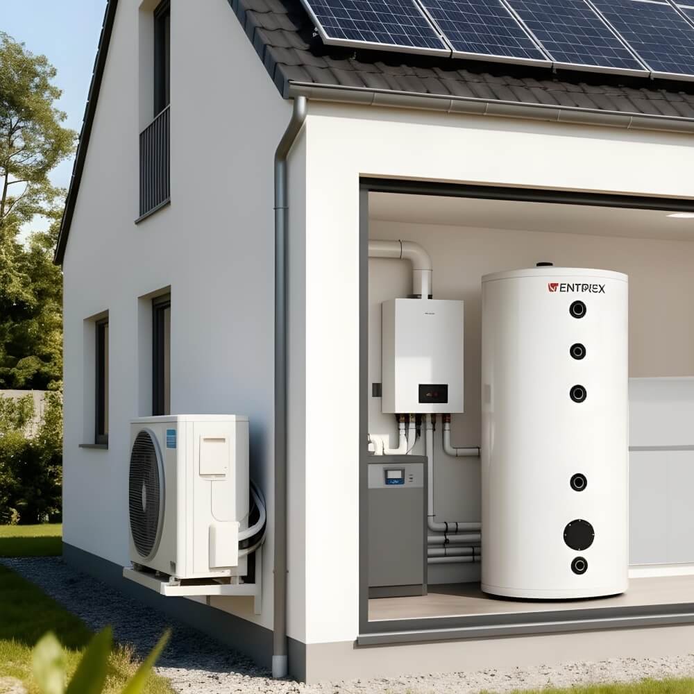 WENTOREX Red HP-IBe 800 INOX hűtési és fűtési puffer tartály 2