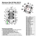 WENTOREX Red HP-IBe 300 S1 INOX hűtési és fűtési puffer tart 11