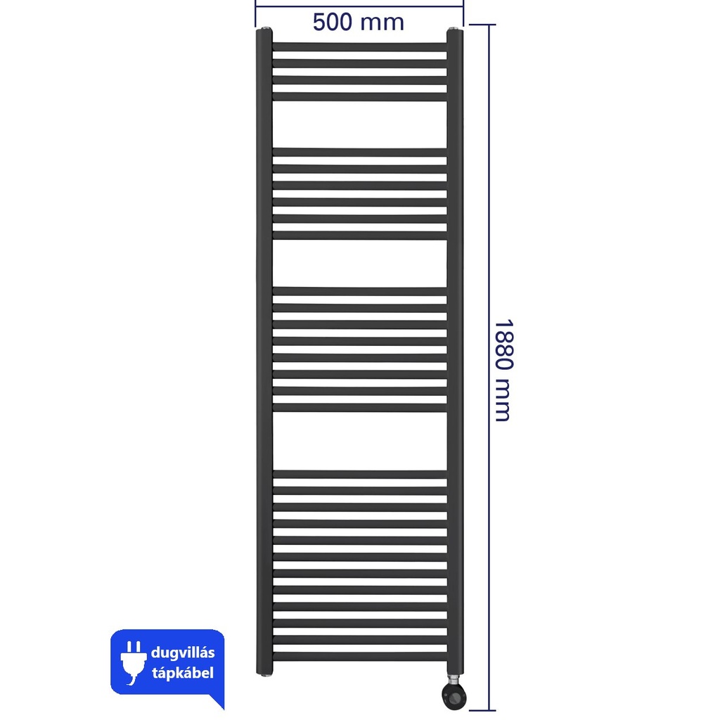 WENTOREX Tolla Electric 900 Watt elektromos törölközőszárító 7