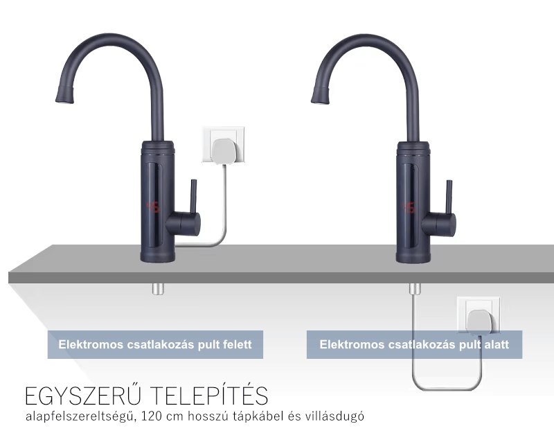 Wentorex ARRIBA 33 INOX rozsdamentes, átfolyós elektromos ví 10