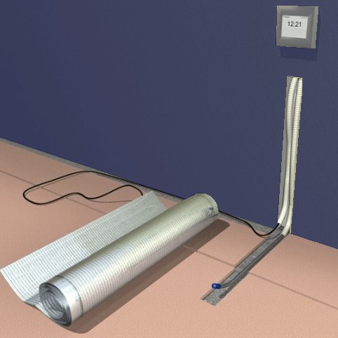 Wentorex U-HEAT Alu-Mat elektromos fűtőszőnyeg 4 m2 / 600 Wa 10