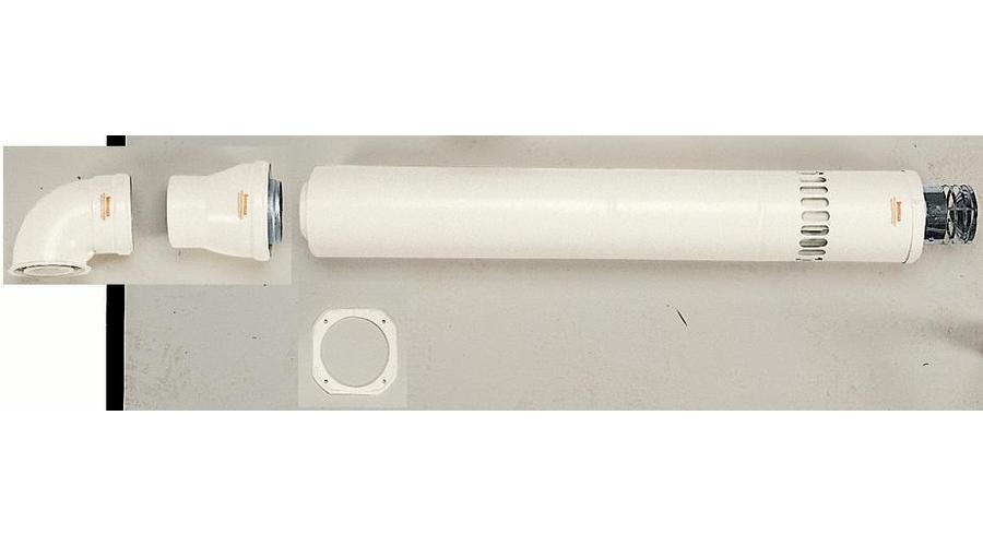 [3.010526] Immergas Ø 80/125 mm-es, koaxiális vízszintes készlet