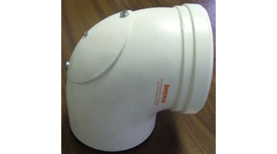 Immergas Ø 80/125 mm-es könyök idom nyitható vizsgáló nyílással