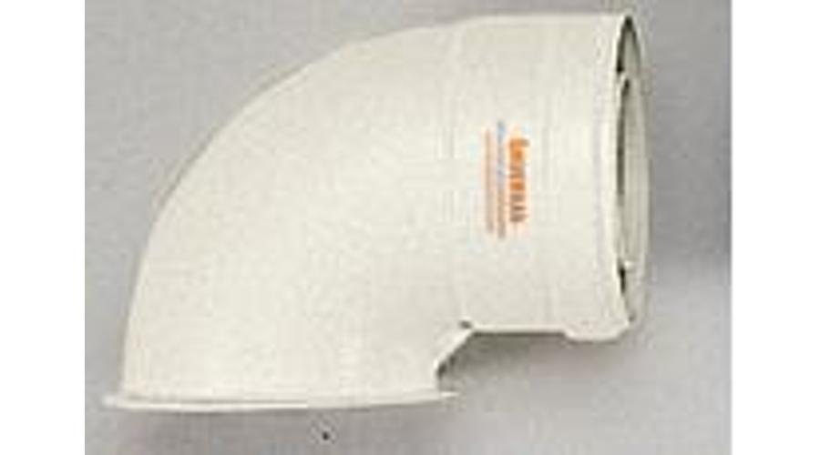 Immergas Ø 60/100 mm-es, 90°-os ív induló karimával