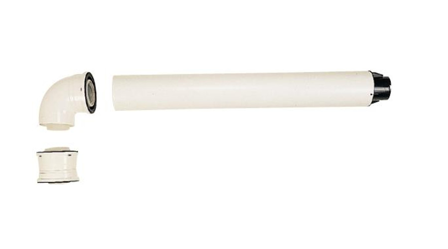 Immergas Ø 80/125 mm-es vízszintes kivezető készlet induló idommal