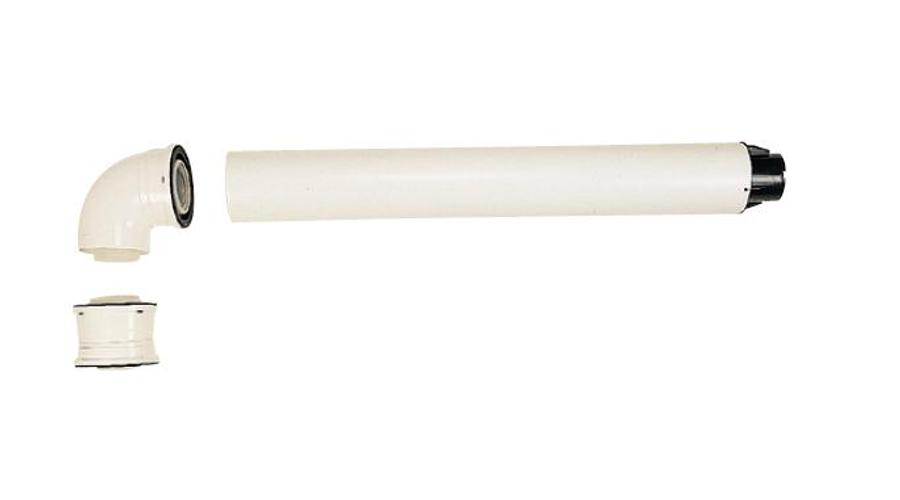 Immergas Ø 80/125 mm-es vízszintes kivezető készlet induló idommal