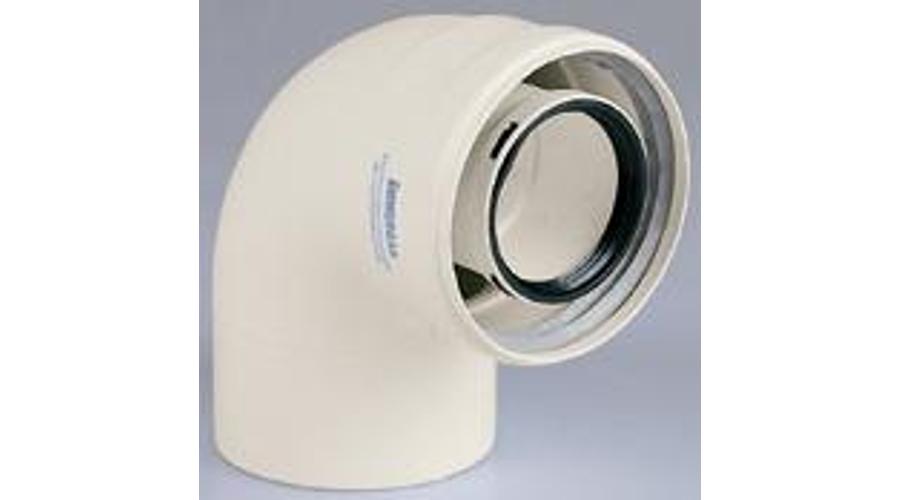 Immergas Ø 80/125 mm-es, 90°-os ív