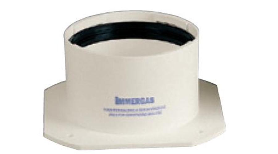 [3.016364] Immergas Ø 80 mm-es, karimás, induló idom füstgáz elvezetéshez