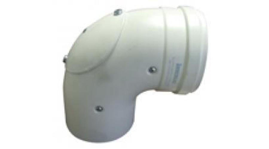 immergas Ø 80/125 mm-es, könyök idom nyitható vizsgáló nyílással