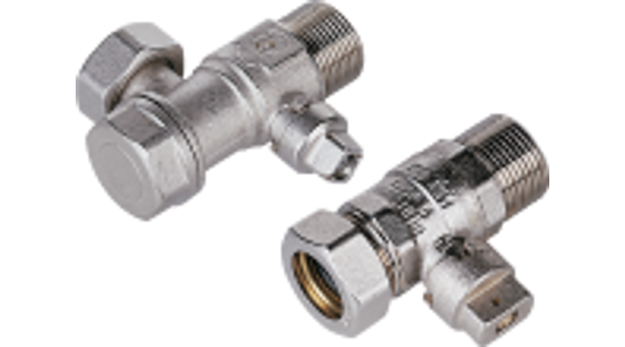 Immergas Fűtési elzárócsapok roppantó gyűrűs csatlakozással, szűrővel szerelve