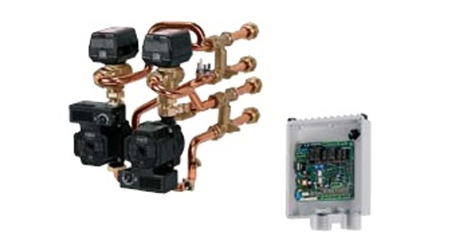 Immergas beépíthető egység 2 keverőszelepes fűtési rendszerhez