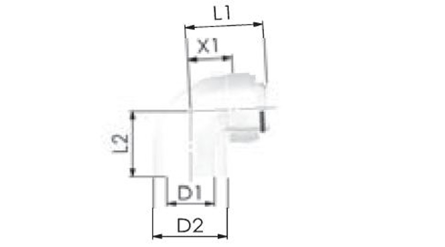 Viessmann PPs/Alu ellenőrző könyök 60/100mm 87°
