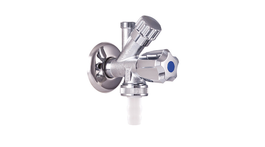 Mofém Kombinált sarokszelep 1/2"-3/4"-3/8"