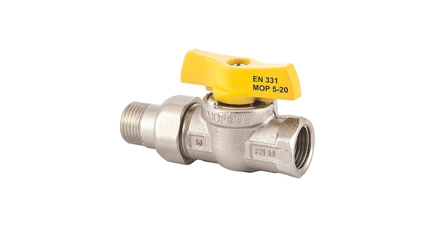 [113-0068-10] Mofém Gáz golyóscsap KB csatlakozással 3/4”