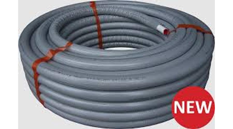 HAKA 16x2/6 mm Szürke Szigetelt alucső