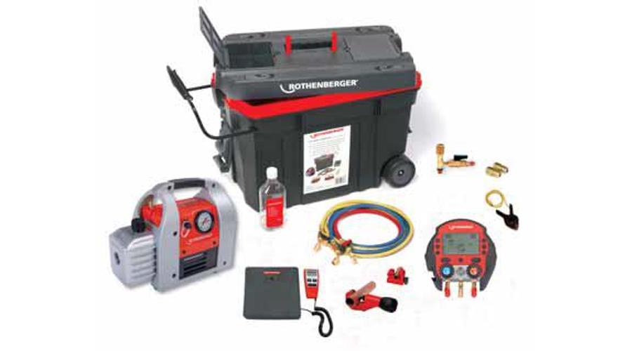 Rothenberger Rocaddy 120 Digital univerzális klímafeltöltő készlet