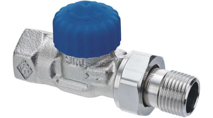 Heimeier kisellenállású termosztatikus szelep DN15(1/2") egyenes