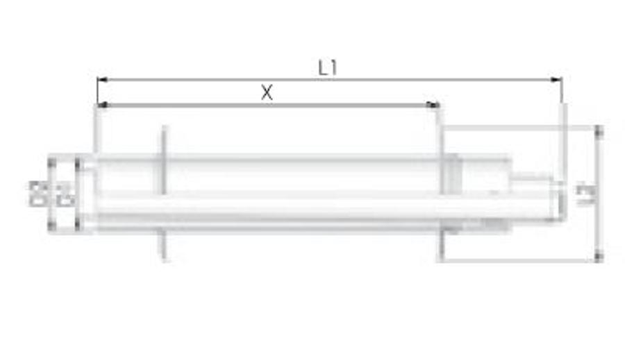 Tricox PPs/Alu parapet 60/100mm 2db takaró lemezzel