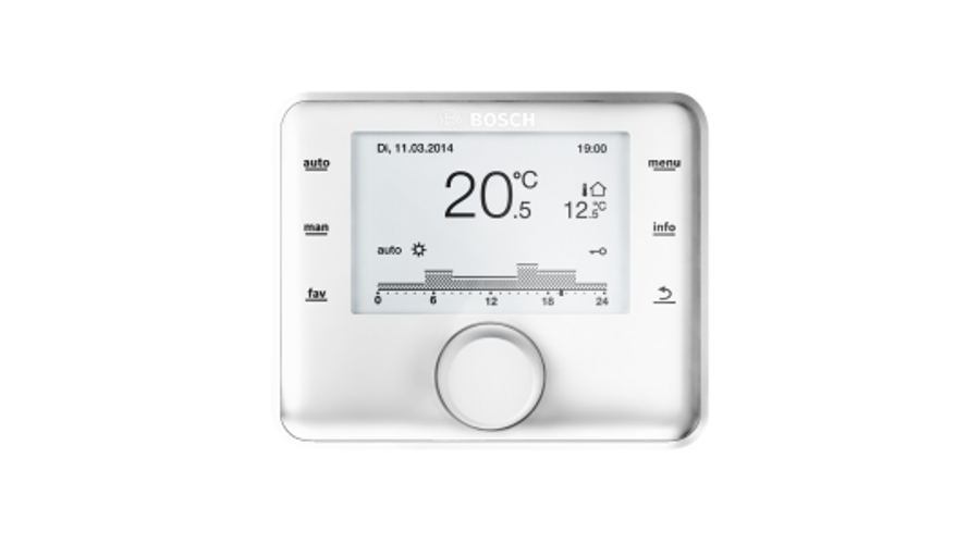 [CW 400] Bosch CW400 Időjáráskövető heti programozású digitális szobatermosztát