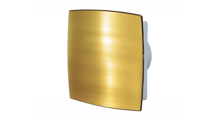 [VENTS-6287] Vents 125 LDTH AUTO Automata zsaluval és zárt előlappal (arany) Időkapcsolóval és Páraérzékelővel