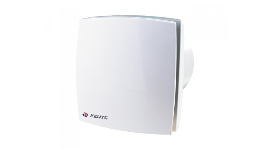 [VENTS-804] Vents 100 LDTL Zárt előlappal szerelt dekor ventilátor (fehér) Időkapcsolóval és Golyóscsapággyal