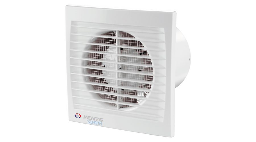 Vents 150 Silenta-S Alacsony Zajszintű és Energiafogyasztású Ventilátor Lapos Előlappal