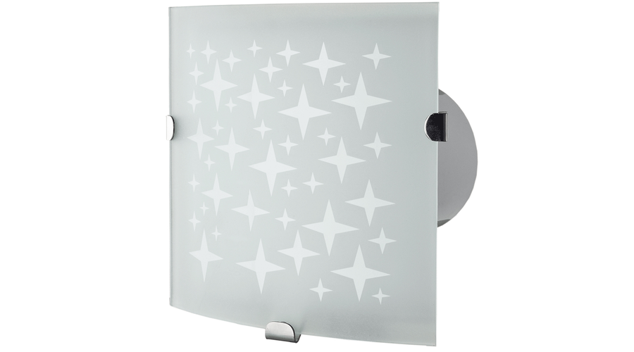 [VENTS-3321] Vents 100 Vitro Dekoratív Ventilátor Edzett Üveg Előlappal