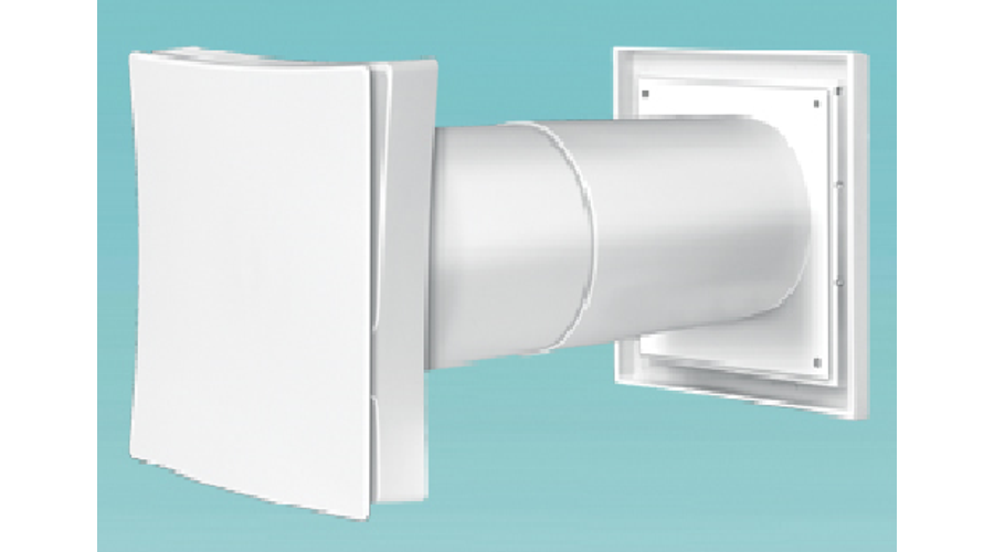 [VENTS-1755] Vents PS 101 Fali Légbeeresztő Négyzet Alakú Szellőzőráccsal