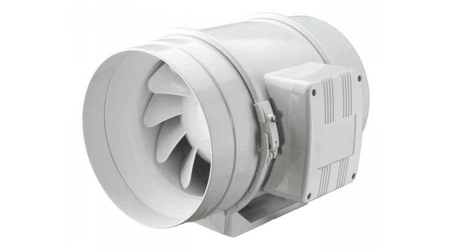 [VENTS-340] Vents TTs 125 Nagyteljesítményű Ipari Csatornaventilátor Műanyag Házzal Emelt Teljesítményű 2 Fokozatú