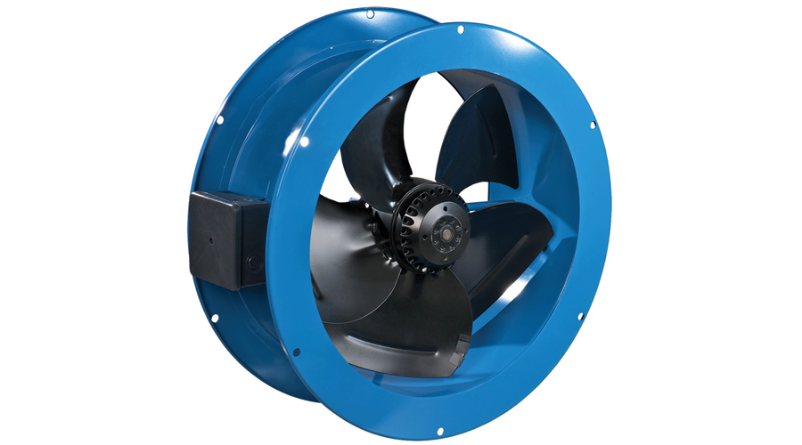 Vents VKF 4D 300 3 Fázisú Peremes Axiál Ventilátor Műanyag Borítású Acélházban (400 V)