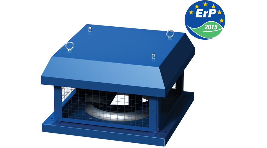 [VENTS-3920] Vents VKH 4E 310 EC Radiális Tetőventilátor Műanyag Bevonatú Acélházban Erősebb Motorral