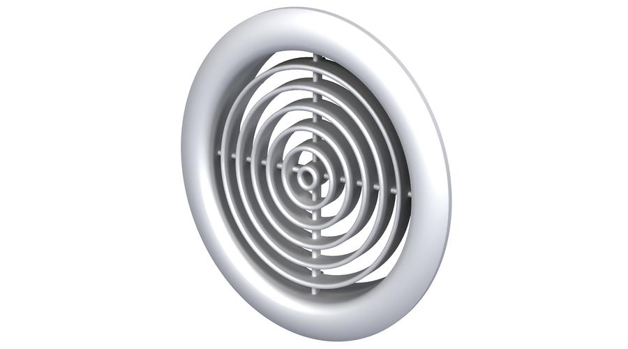 [VENTS-408] Vents MV 81/2 bvs Kerek Szellőzőrács Fehér