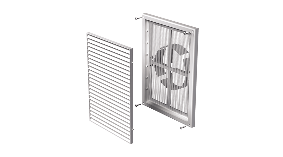 [VENTS-613] Vents MV 160VD Műanyag Szellőzőrács Állítható Csőcsatlakozóval