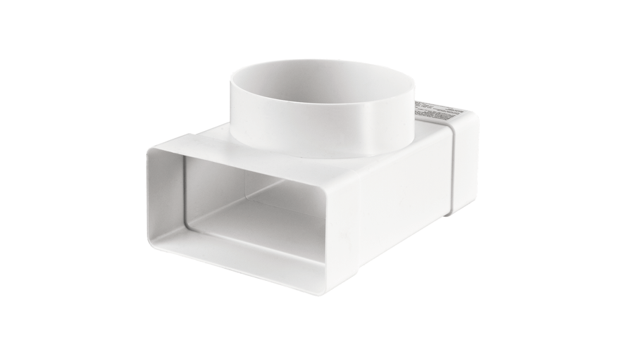 Vents 531 55X110 D 100 Műanyag T Idom Kör- és Laposcsatornákhoz