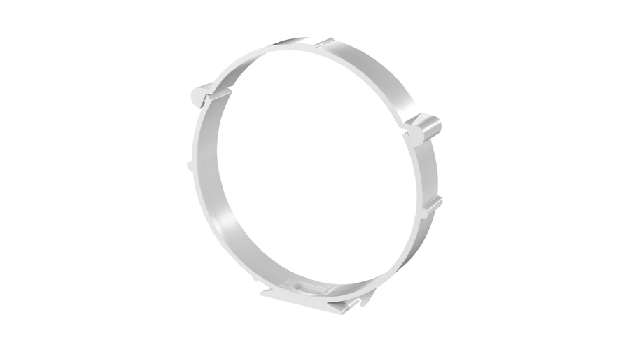 Vents 26 D125 Műanyag Felfogatóelem Körcsatornához