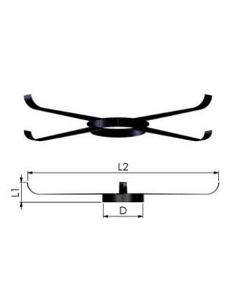 Tricox Központosító flexibilis rendszerhez, Ø 110 mm, 5 db/csomag