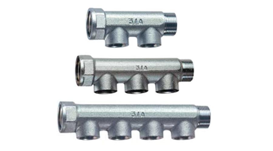 FAR Osztó gyűjtő 2 körös, BM 1"-1/2"