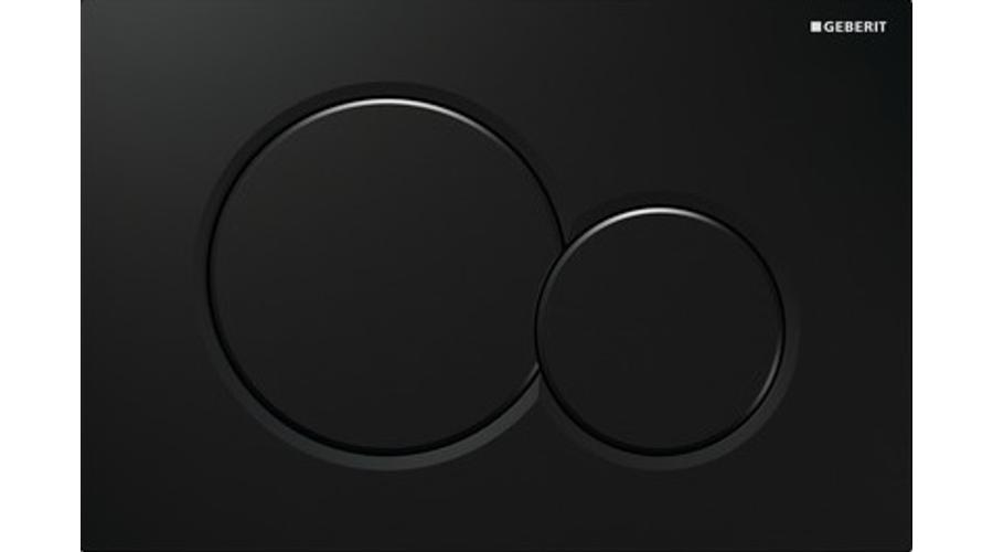 [Sigma01 , mélyfekete RAL 9005] Geberit Sigma01 működtető nyomólap, mélyfekete RAL 9005