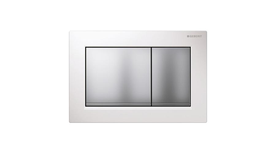 Geberit Omega30 kétmennyiséges öblítésű működtető nyomólap (115.080.KJ.1)