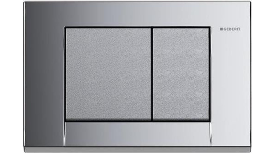 Geberit Bolero működtető nyomólap, fényes króm - strukturált króm